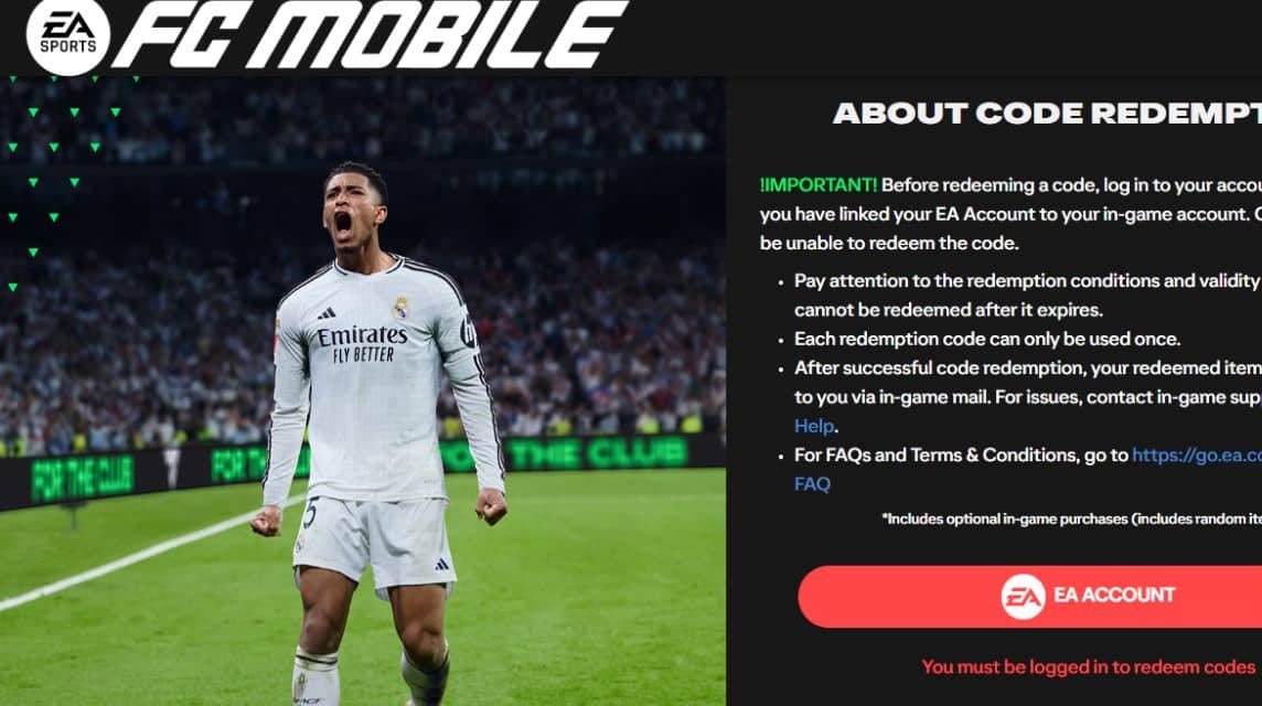 最新FC Mobile兑换码