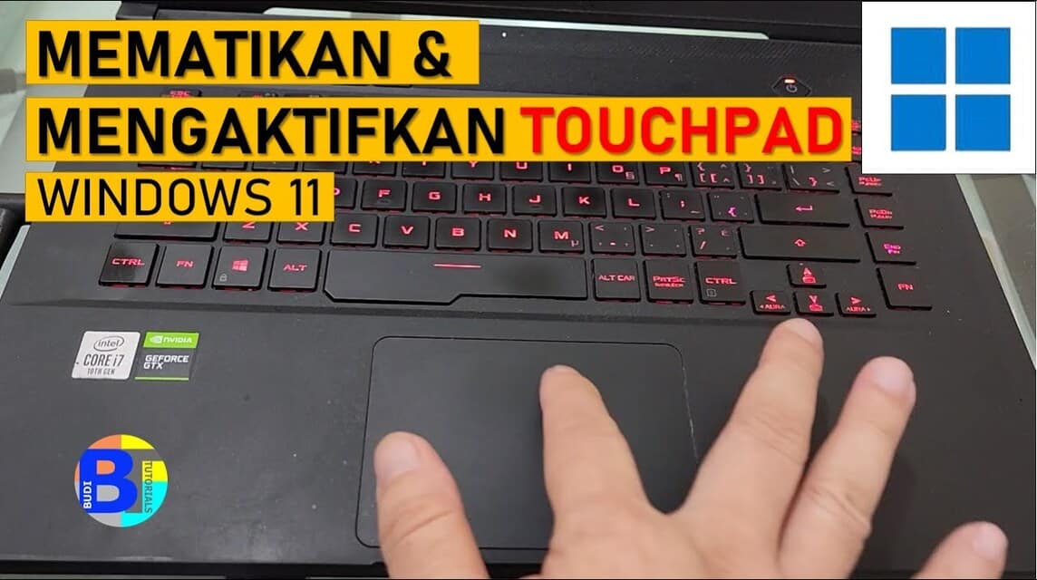 How to activate laptop touchpad