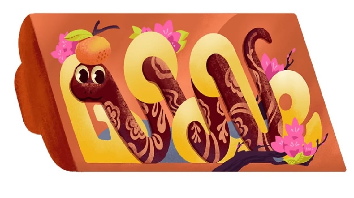 蛇年をテーマにしたGoogleゲーム(1)