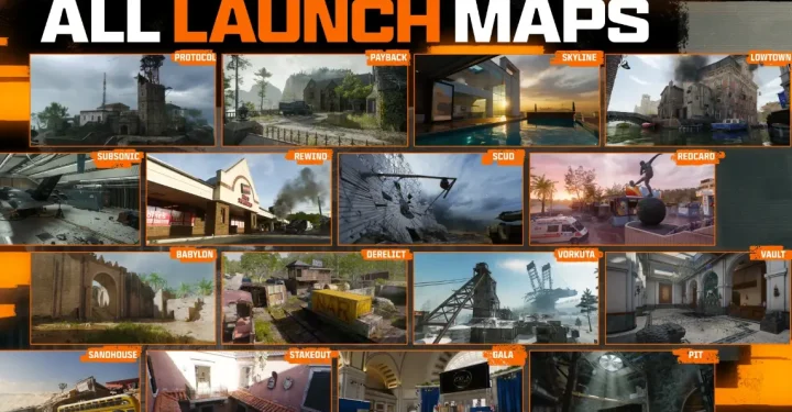 《使命召唤：黑色行动 6》多人游戏中的所有地图和模式