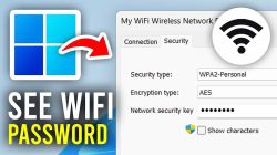 노트북에서 연결된 WiFi 비밀번호를 찾는 방법