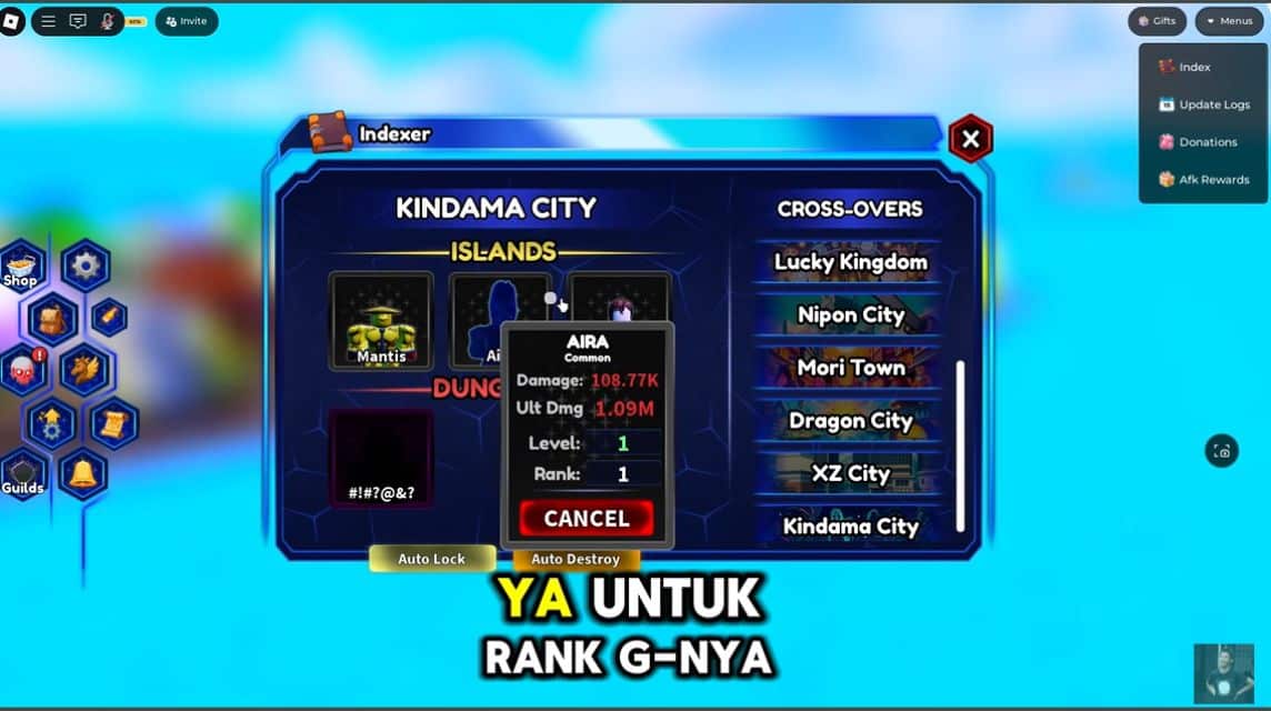 Prizes in Kindama City