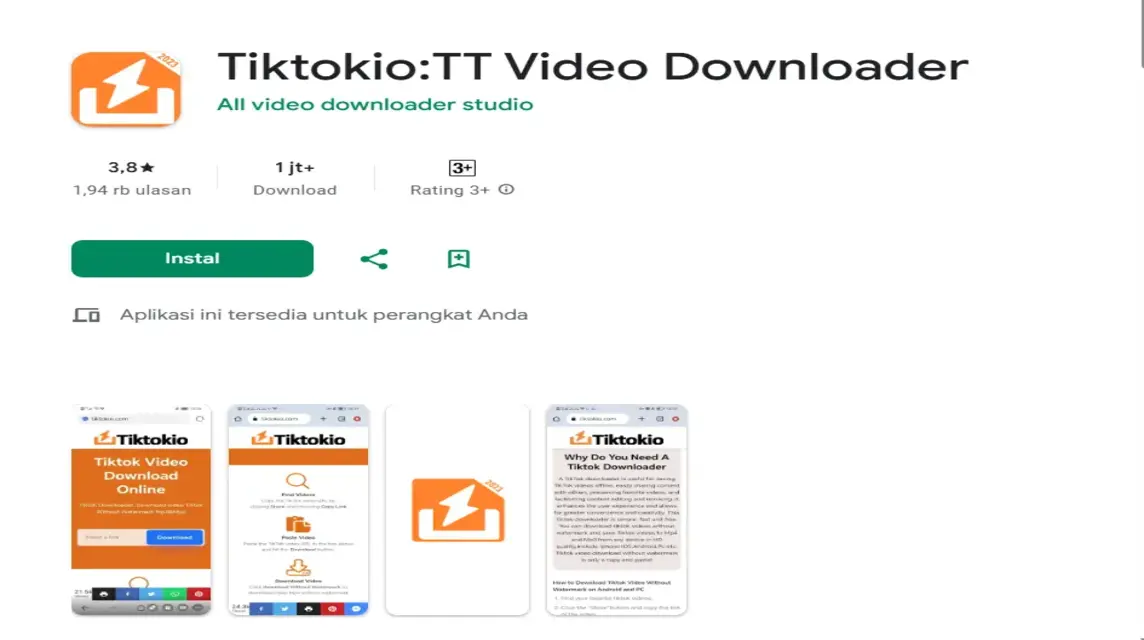 TikTokio on Play Store