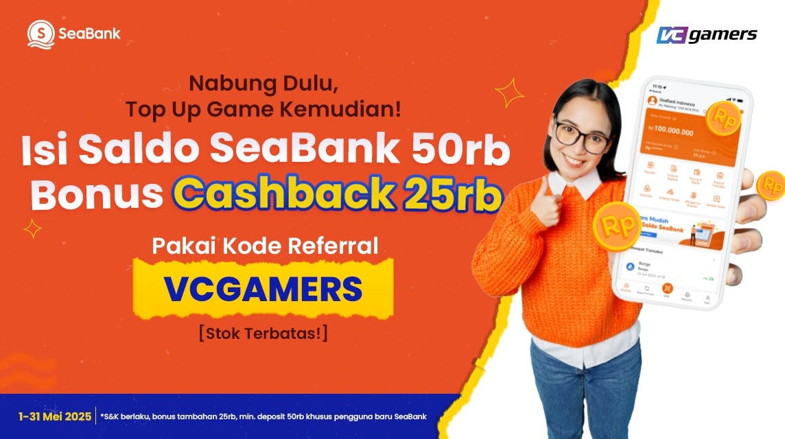 seabank vcgamers cashback referral
