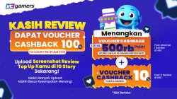 VCGamersでトップアップゲームレビューを投稿すると、合計50万ポイントのキャッシュバックバウチャーがもらえます