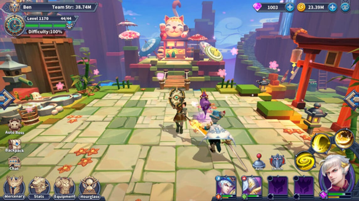끝없는 세계 유휴 RPG
