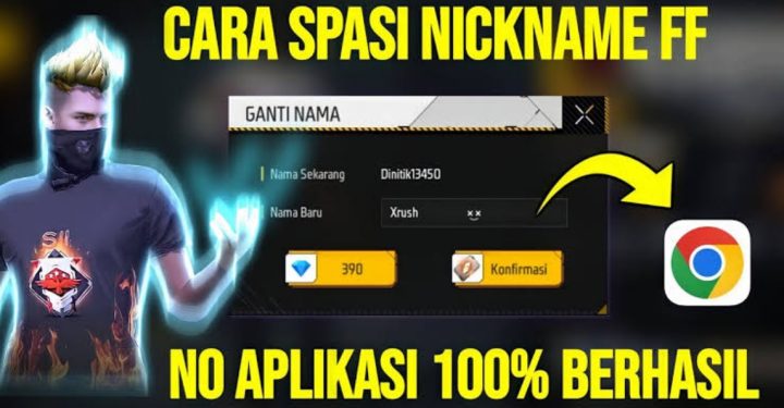 100 Rekomendasi Nick FF Spasi Bagus & Keren, Auto Beda!