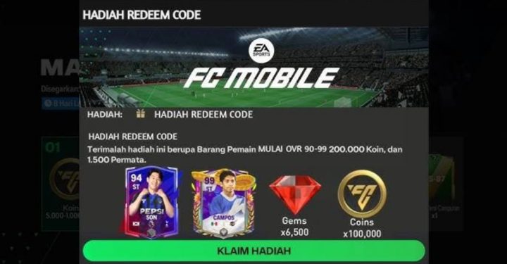2025年8月最新のFCモバイル引き換えコード
