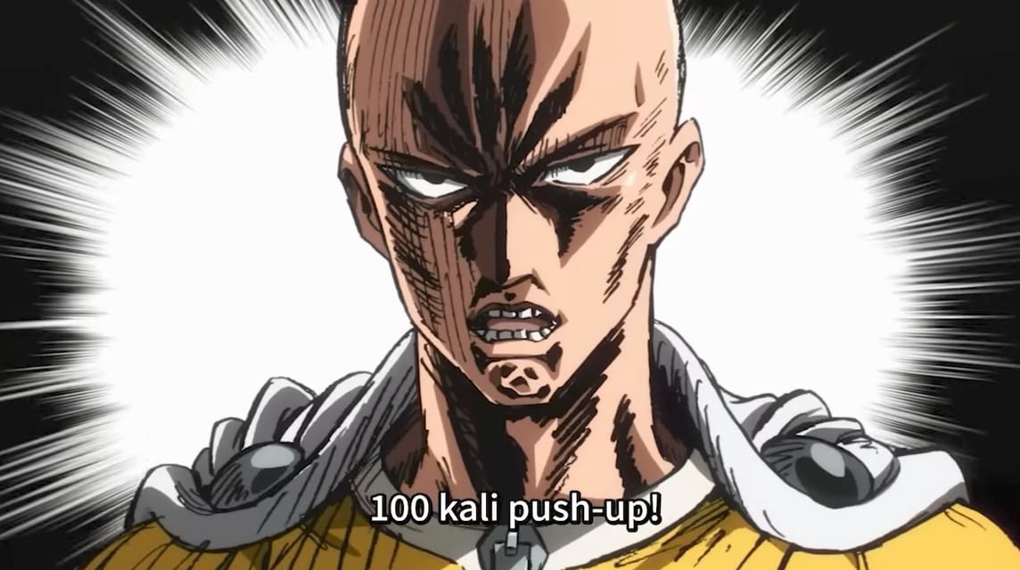 One Punch Man main characters - Training method