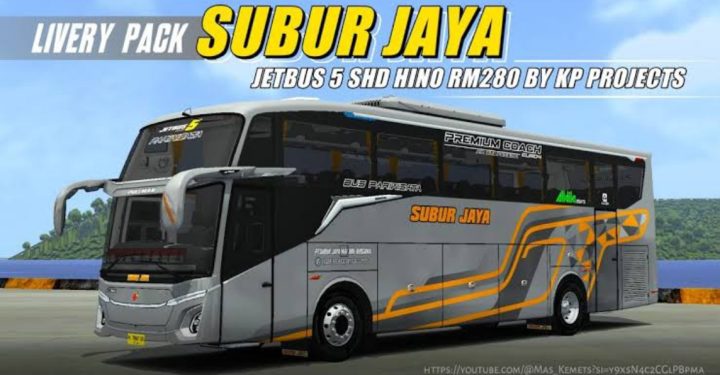 Download-Link für die neueste Subur Jaya BUSSID-Lackierung 2025