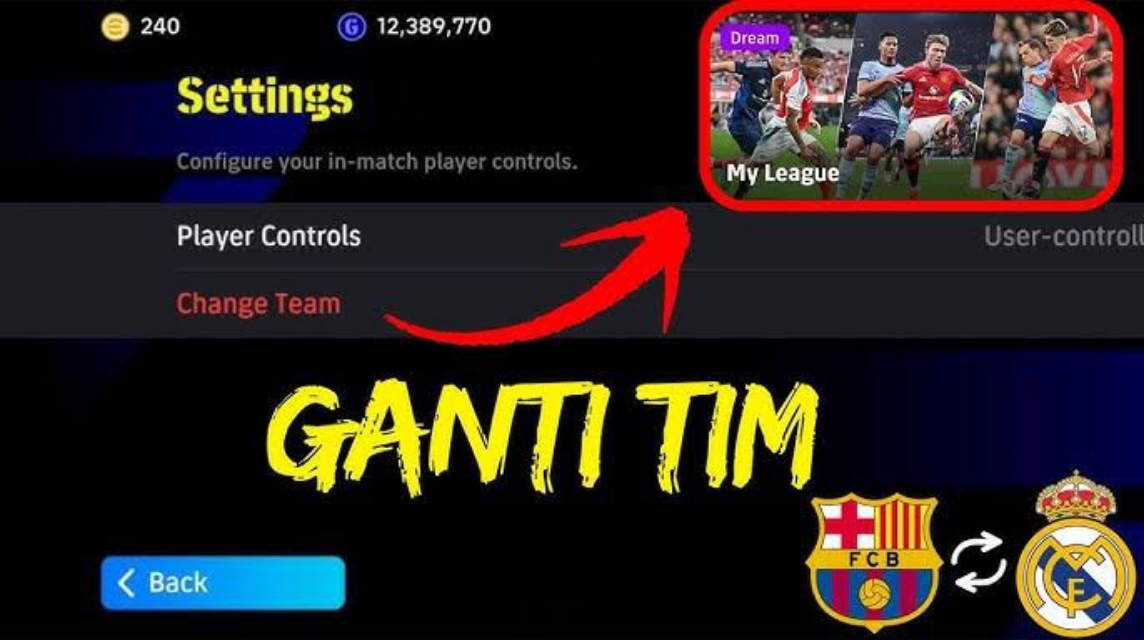 So wechselt man das Team in eFootball