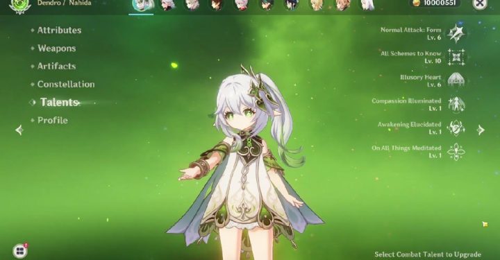 Nahida Material Genshin Impact: Complete Ascension & Talent Guide