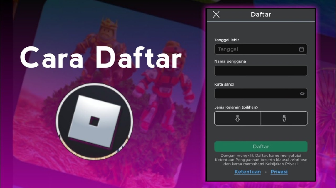 로블록스 계정을 만드는 방법