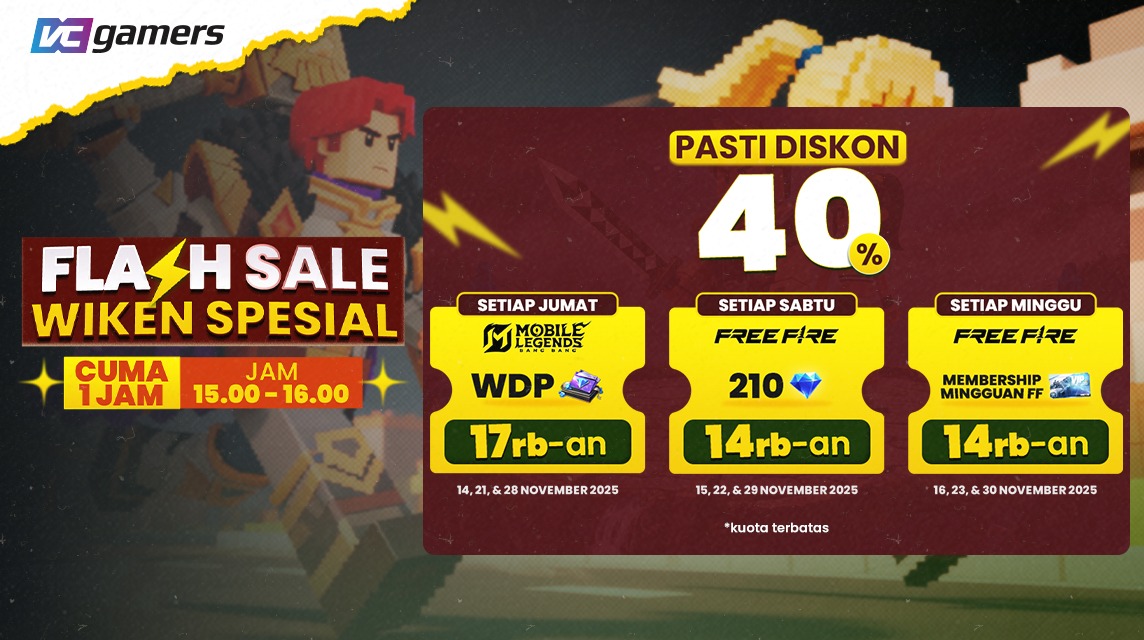 Flash Sale Wiken VCGamers