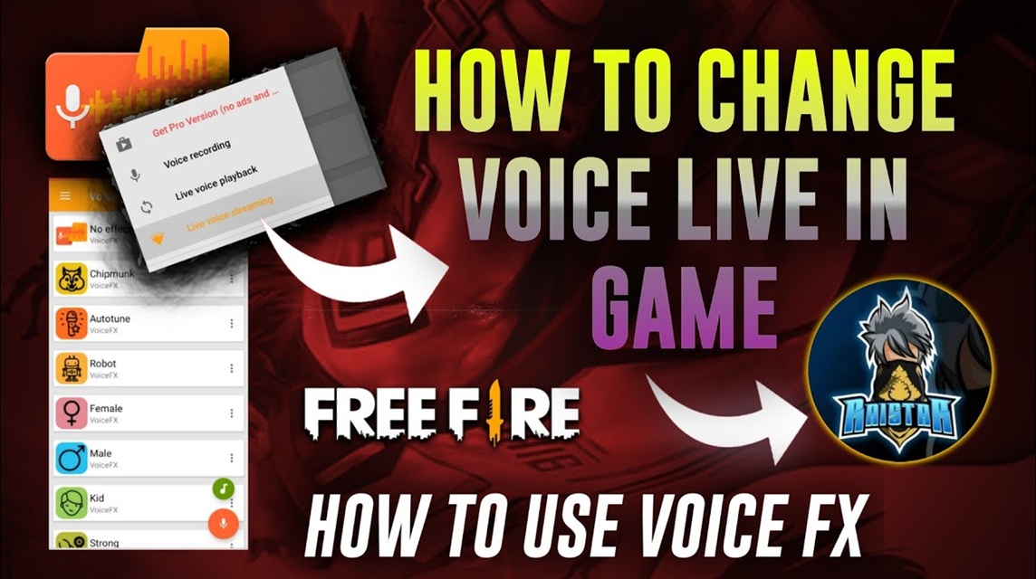 7 Voice Changer Apps in Free Fire Game