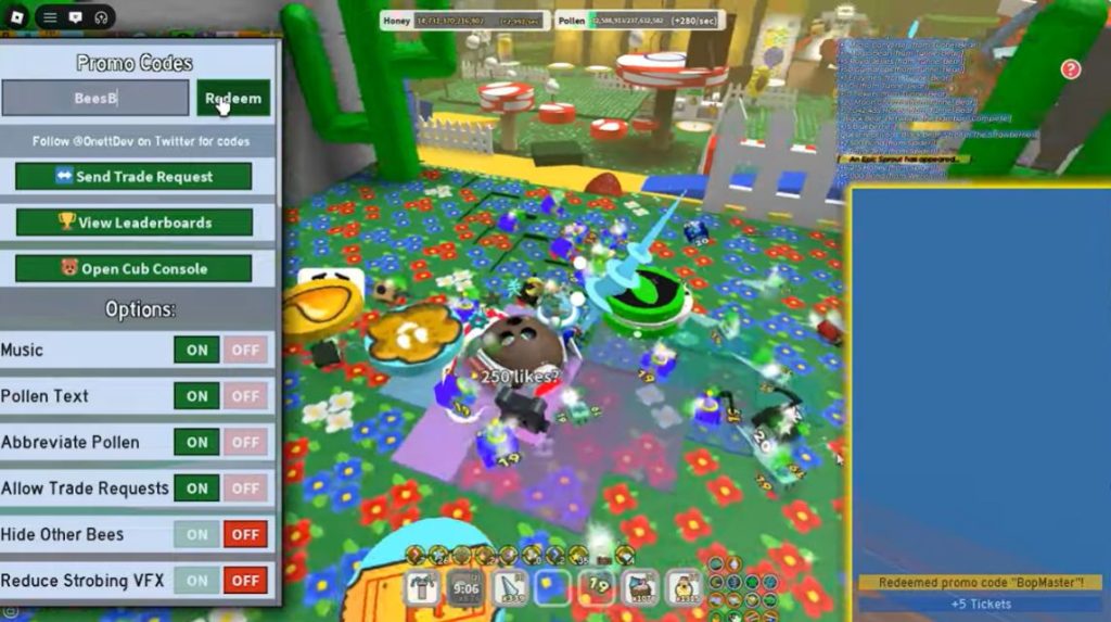 Bee Swarm Simulator Code