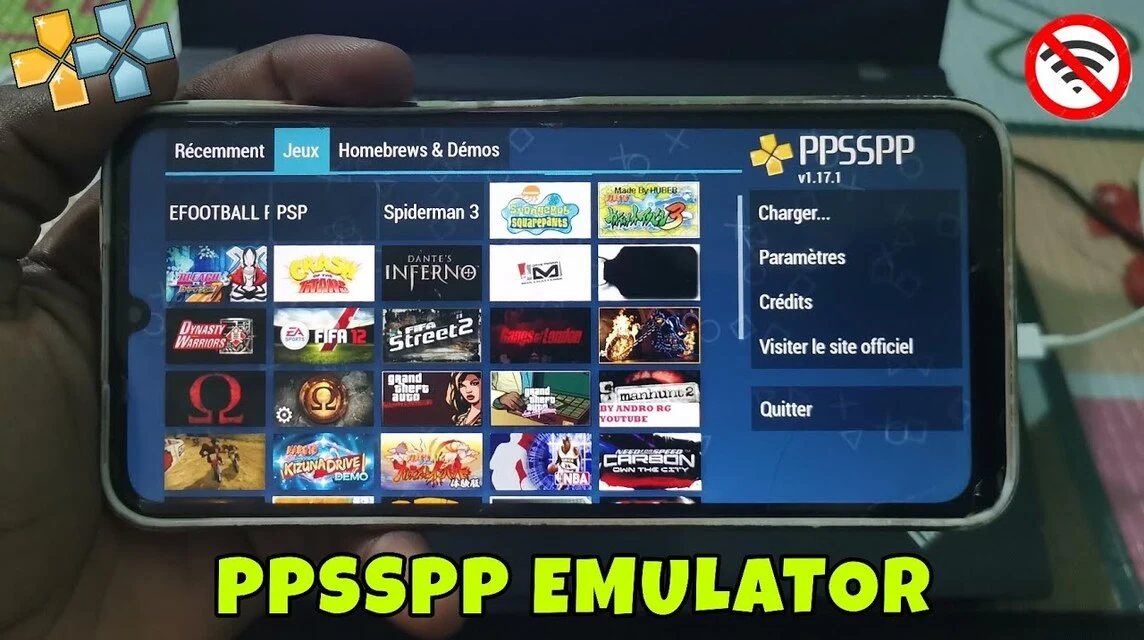 AndroidでPSPゲームをプレイする方法 