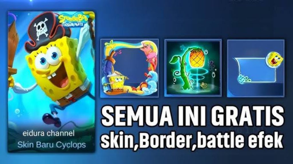 How to Get Free Spongebob MLBB Skin