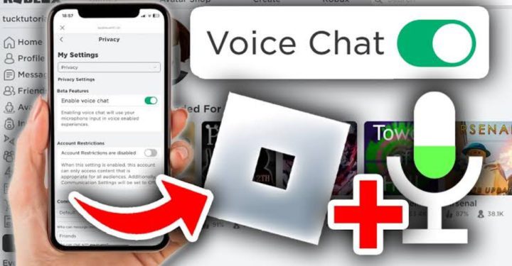 Cara On Mic di Roblox untuk HP Android & iPhone