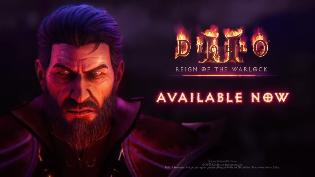 最新消息:暗黑破坏神II:术士的统治DLC!