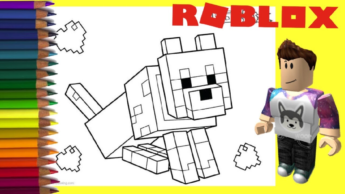 ロブロックスのぬりえ