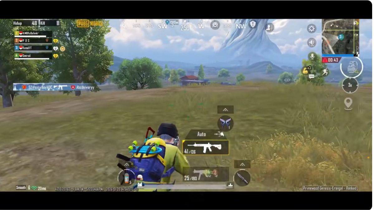 PUBG Mobile-Empfindlichkeitseinstellungen