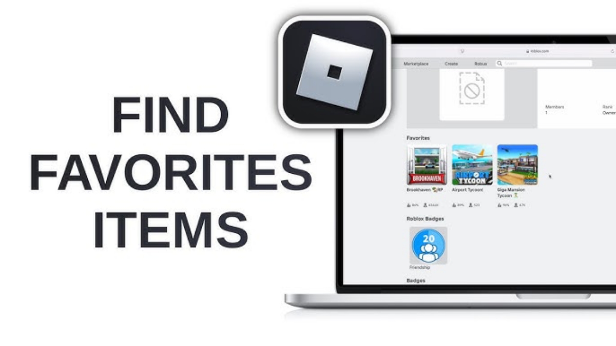 Cara melihat item favorit di Roblox