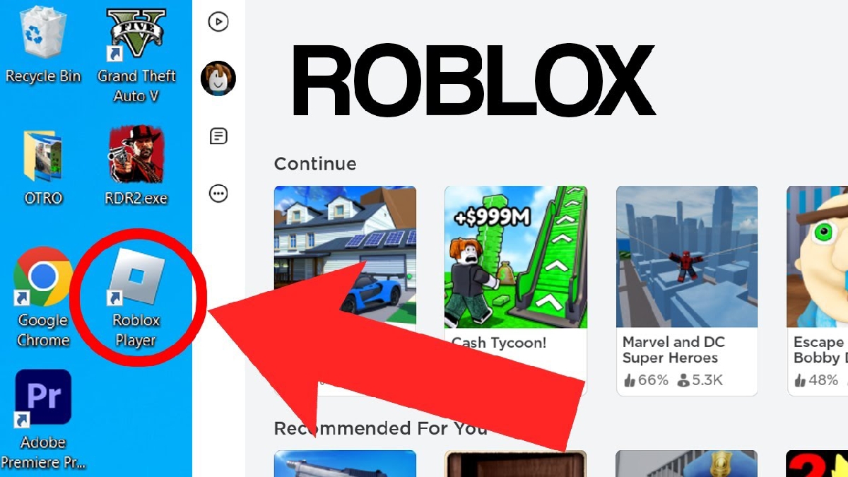 ノートパソコンにRobloxをダウンロードする