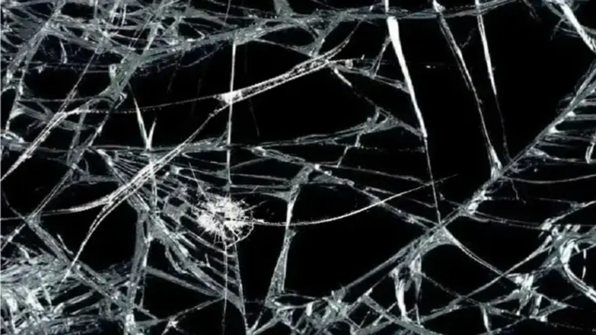 Beschädigtes Handy-Hintergrundbild