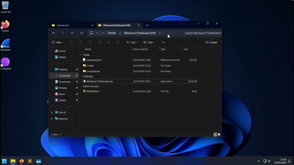 Windows 11 デブローター