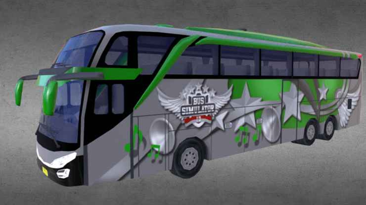 stiker bus simulator