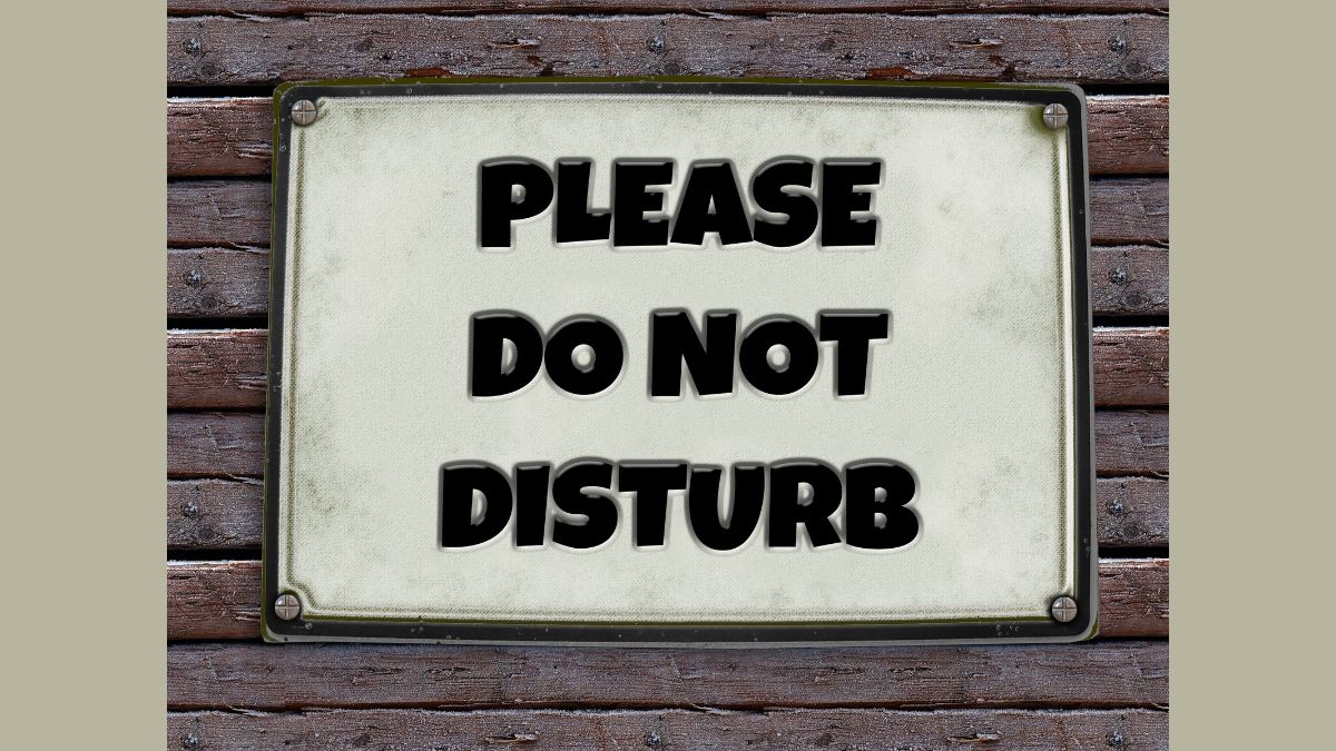 Do Not Sisturb