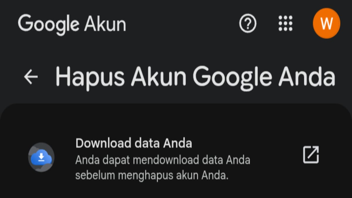 cara hapus akun google di HP