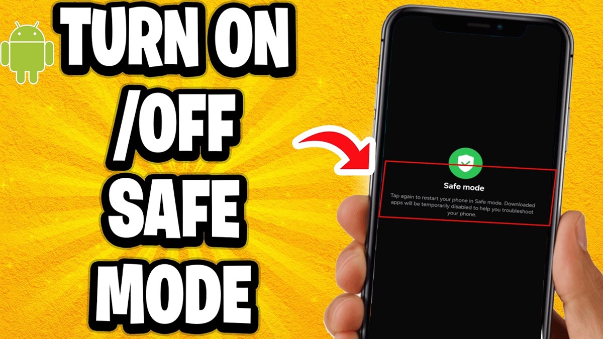 cara menghilangkan mode aman di hp