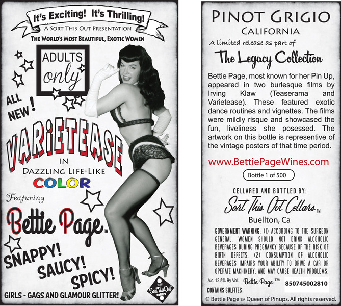 Bettie Page Pinot Grigio