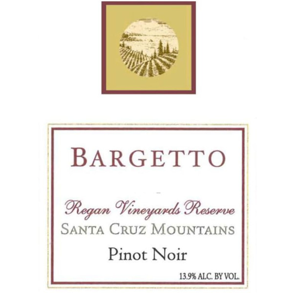 Bargetto Winery 2019 SCM Reserve Pinot Noir