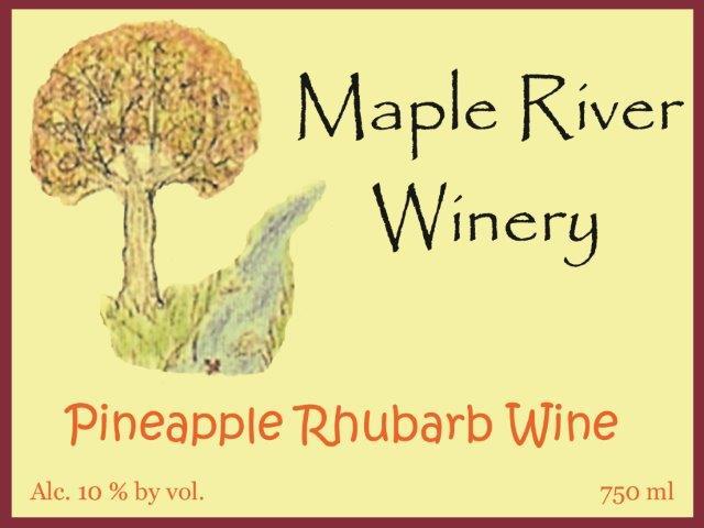 Pineapple Rhubarb Wine