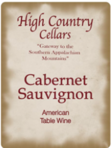 Semi-Sweet Cabernet Sauvignon