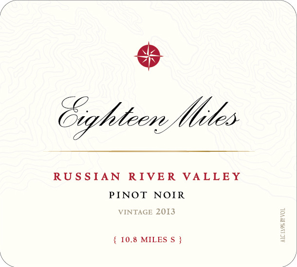 2013 Pinot Noir Eighteen Miles