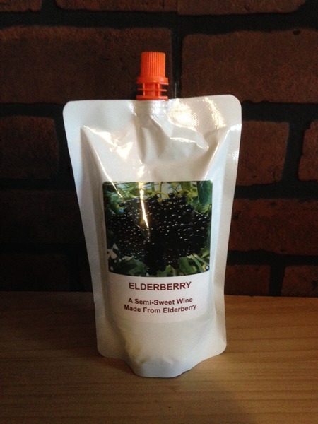 Elderberry Wine 375ml pouch