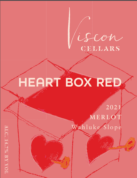 2021 HEART BOX RED Merlot