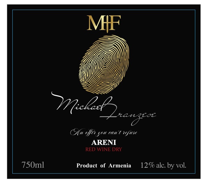 2020 Franzese Pinot Noir Areni Dry Red Armenian Wine