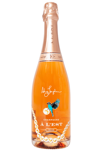 Champagne À L'EST Rosé x Ashley Longshore from Out East | Vinoshipper