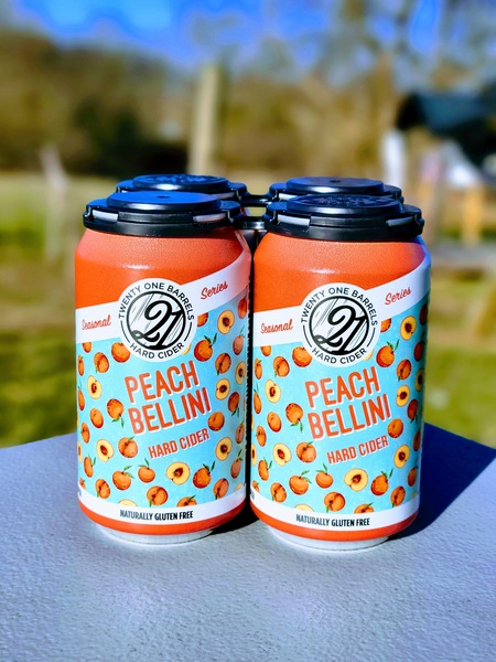 Peach Bellini Hard Cider - 4-pack