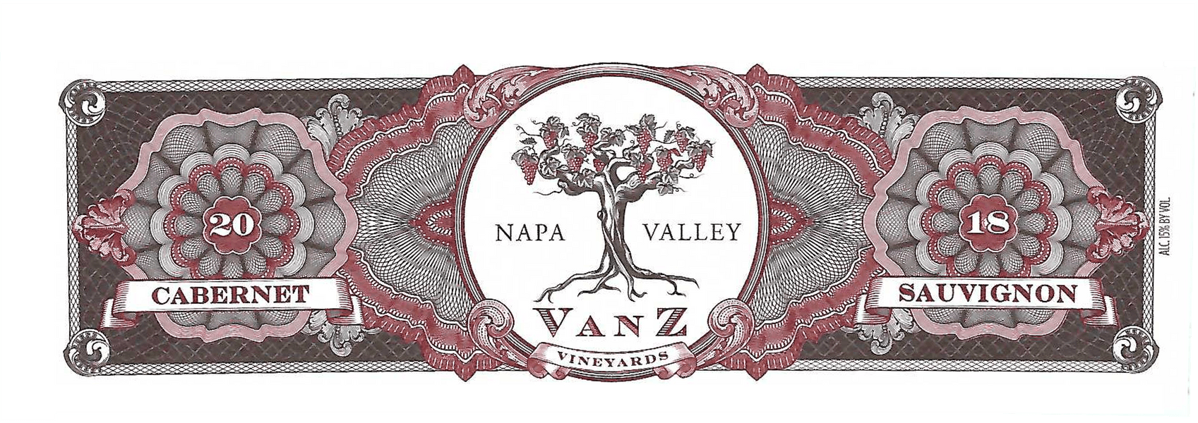 2018 VanZ Vineyards St Helena Cabernet Sauvignon 