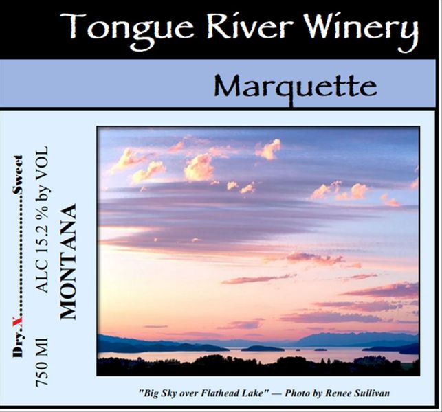 2020 Marquette Dry Red Wine