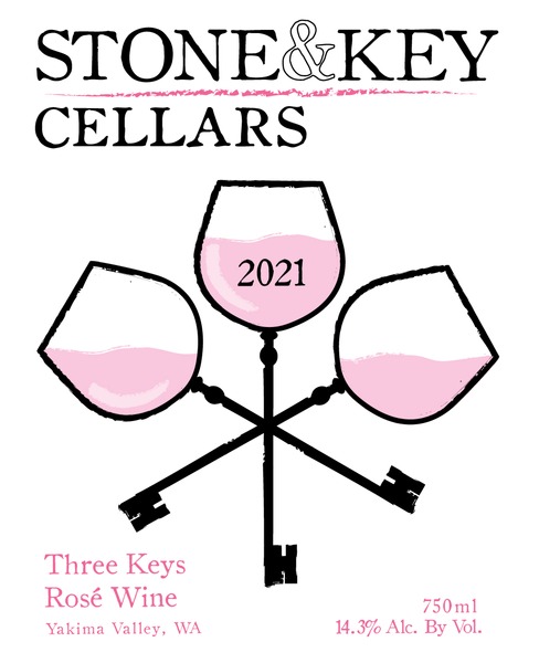 2021 Three Keys Rose Wine