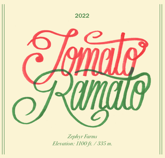 2022 "Tomato Ramato" Zephyr Farms Pinot Gris