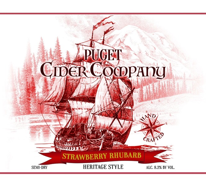 Strawberry Rhubarb Heritage Cider