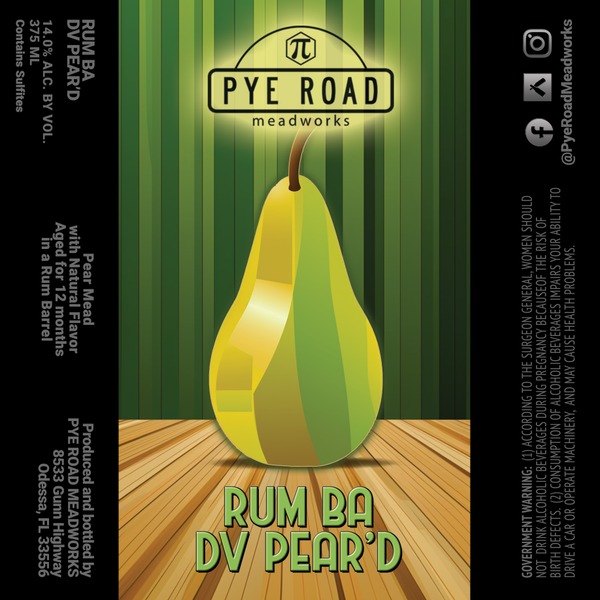 Product Image - Rum BA DV Pear'd